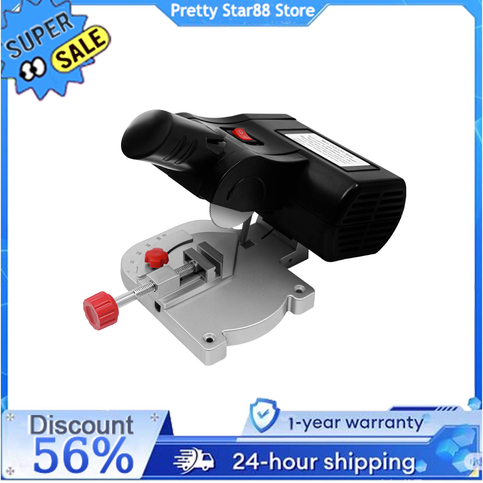 Scroll Saw Bench - 90W 금속 목재 절단 공구 6000RPM
