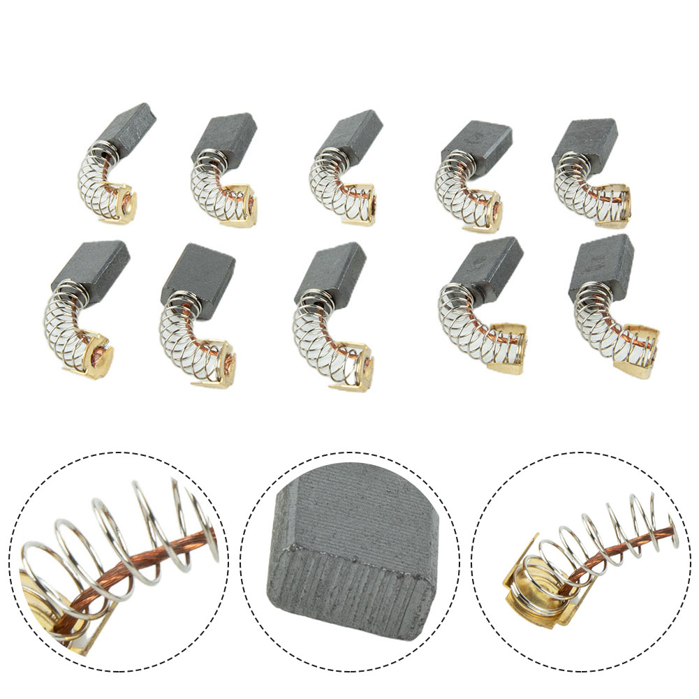 Power X Tools And Machinery - 10개 카본 브러쉬 6mm x 10mm