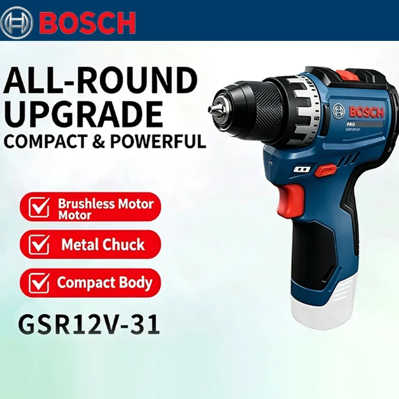 보쉬 GSR 12V-31 브러시리스 전기 드릴 고토크  - Power Tools Woodworking 리뷰 및 가격
