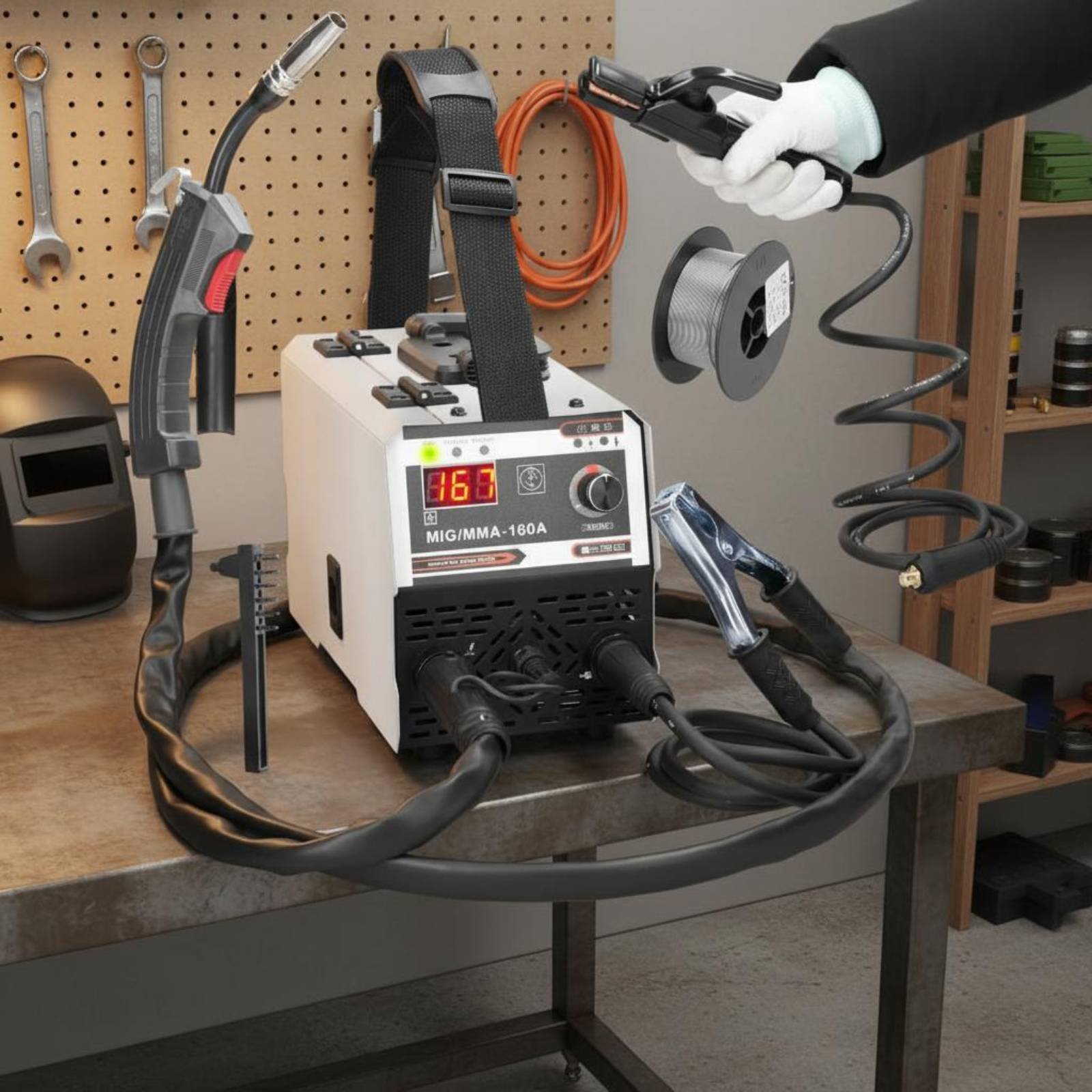 휴대용 MIG MMA 용접기 경량 MIG MMA 융합기 - Power X Tools And Machinery 리뷰 및 가격