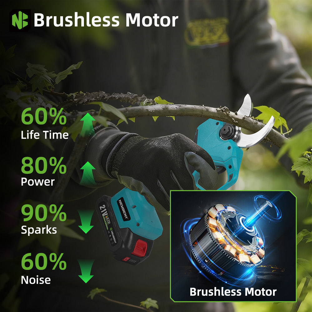 NEWBENY 65MM 무선 전기 가지치기 가위 2단  - Power Tools Usa 리뷰 및 가격