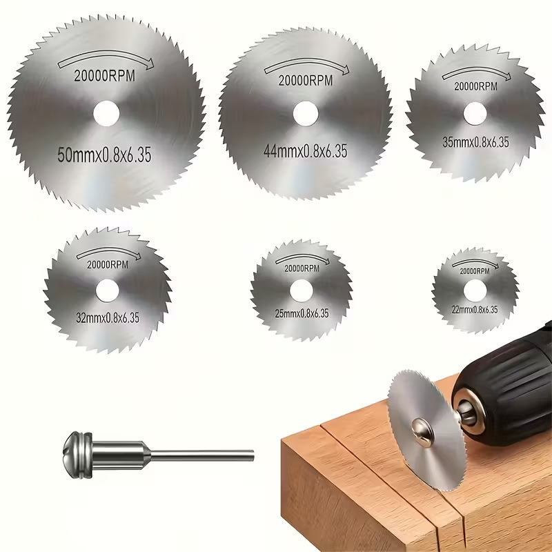 1 세트 미니 원형 톱날, Hss 커팅 디스크 회전 드 - Power Tools Aldi 리뷰 및 가격