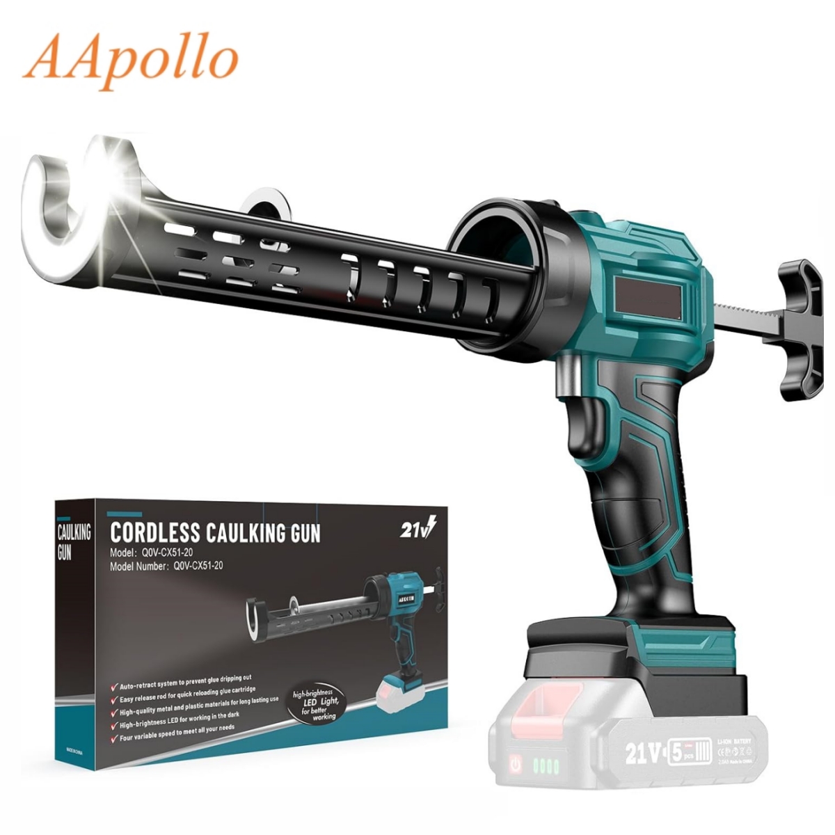 전기 글루건 유리 접착제 코킹건 4단 속도 무선 도어  - Power Tools Windows 리뷰 및 가격