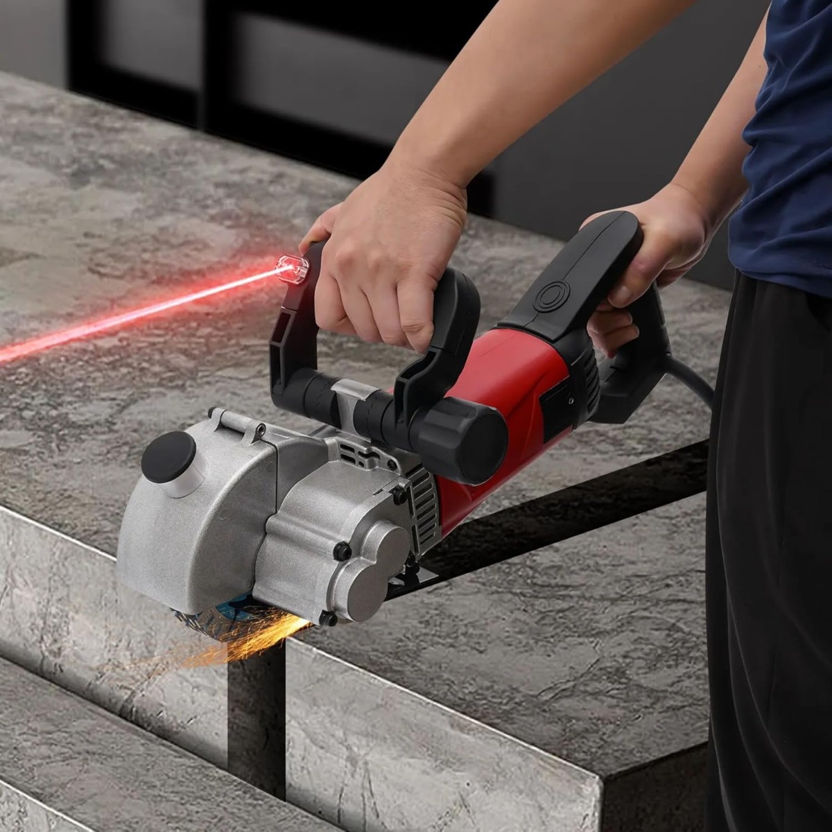 벽면 절단기 125mm 2800W, 레이저 가이드가 있 - Power Tools Usa 리뷰 및 가격
